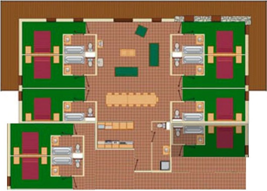 2-5 Person Apartment Plan