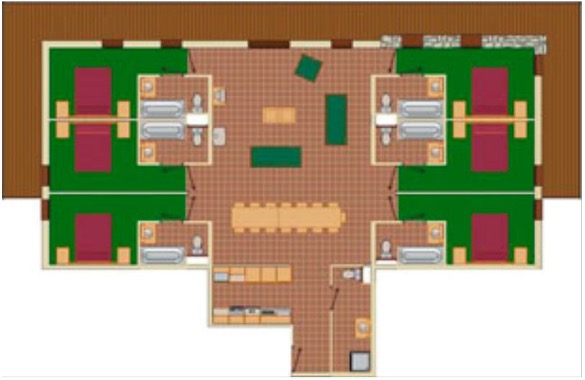 2-5 Person Apartment Plan