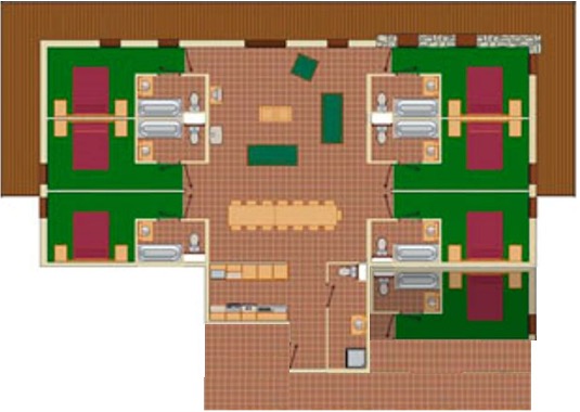 2-5 Person Apartment Plan