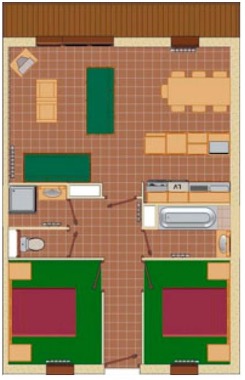 2-5 Person Apartment Plan