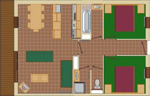 4-7 Person Apartment Plan