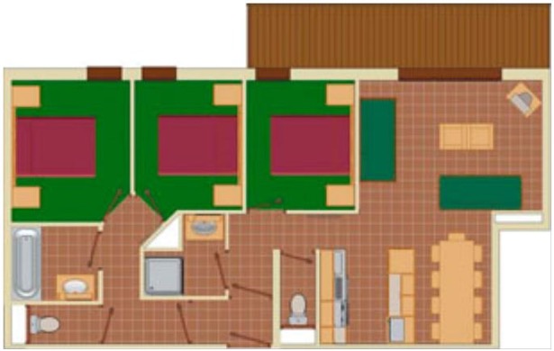 2-5 Person Apartment Plan